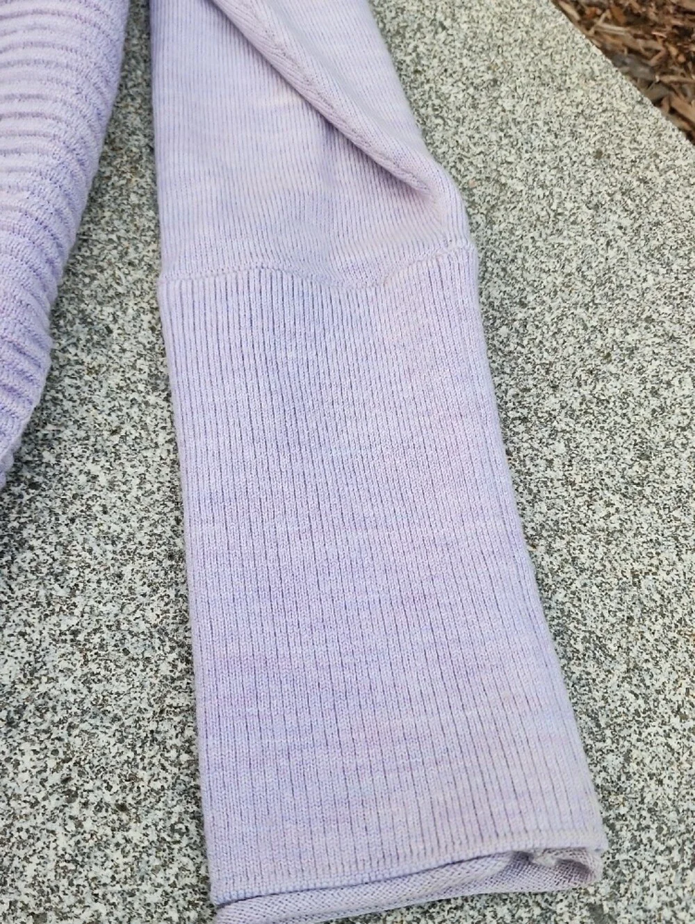 lululemon Sit In Lotus Wrap  II Open-Front Knit Cardigan Heathered Lavender Dusk
